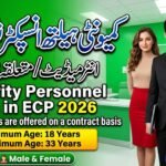 Community Health Inspector Jobs in Punjab April 2026 apply
