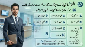 National Psychiatric Hospital Jobs 2026 feature image showing medical staff vacancies in Multan for nurse, dispenser, psychologist, therapist, cook, ward boy, and supervisor.